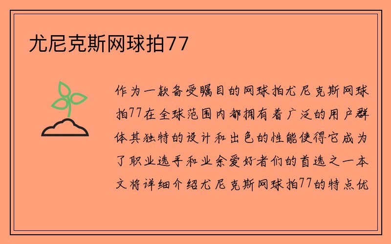 尤尼克斯网球拍77